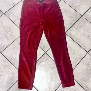 Definitions by D.Jeans Lady’s Dark Maroon Corduroy Pants; NWOT! Size 14
